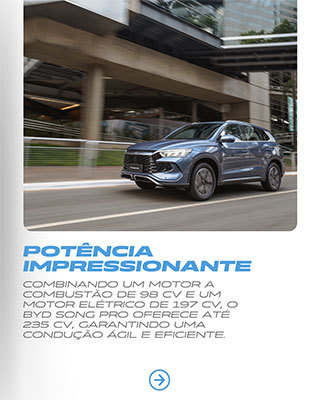 BYD Song Pro - SUV Híbrido Acessível