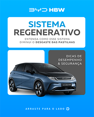 O sistema de freio regenerativo BYD